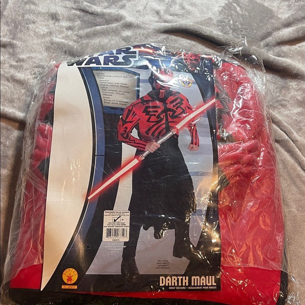 Star Wars Darth Maul Red and Black Men’s Costume Coat